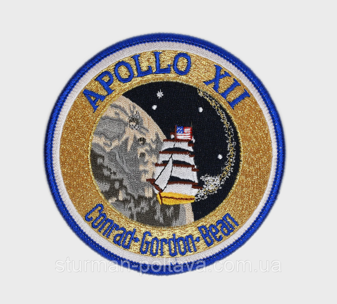 Патч нашивка APOLLO 12 Mission NASA (Rotcho) USA