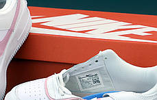 Жіночі кросівки Nike Air Force white/pink. ТОП Репліка ААА класу., фото 2