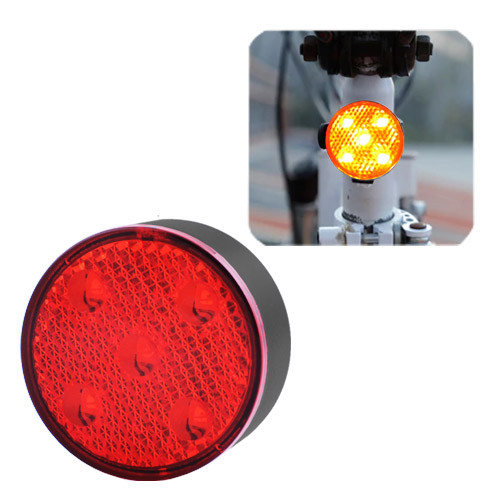 Ліхтар велосипедний AQY-0113-5SMD, червоний, ЗУ