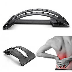 Тренажер місток для спини і хребта трирівневий масажер для розтяжки спини Magic Back Support