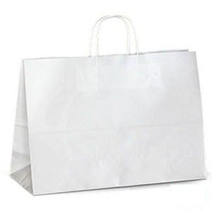 Білий крафт-пакет з ручками (320х150х300)