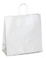 Білий крафт-пакет з ручками (320х160х420)