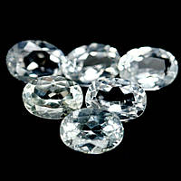 6.02 кт. Природний Бразильський топаз 6 шт. овал