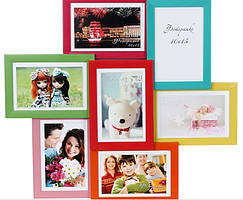 Фотоколаж 10х15 №7-0638 7в1 різнокольоровий