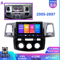 Junsun 4G Android магнитола для Toyota Fortuner HILUX 2005 - 2007 Fortuner AN50 AN60 2008-2014 1+16 05-07 тип A Андроид 8.1