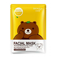 Маска Bioaqua Facial Mask Animal з есенцією зеленого чаю