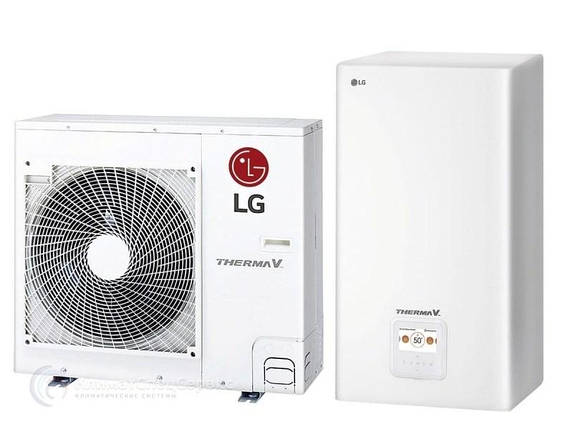 LG Therma V — HN1616.NK3, HU051.U43 Інверторний тепловий насос повітря-вода (220 V) (5 кВт), фото 1