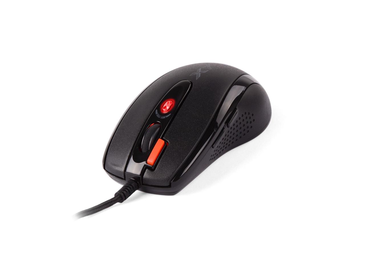 Ігрова миша A4Tech X-710BK, USB, Optical, 2000dpi, 7 кл, чорний