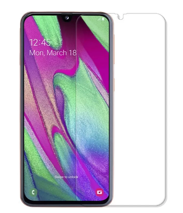 Гідрогелева захисна плівка на Samsung Galaxy A40 на весь екран прозора, фото 1