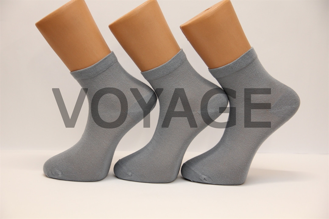 Чоловічі шкарпетки з бавовни Маржинал 40-45 світло-сірий