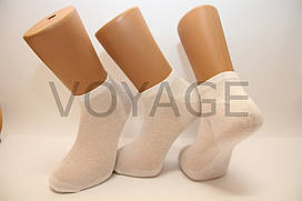 Чоловічі шкарпетки короткі з бавовни в сіточку КЛ 41-45 білий