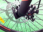 Підлітковий велосипед з низькою легкою рамою 13" Crosser Stream 24" shimano 21S дискові гальма амортизатор, фото 7