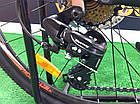 Підлітковий велосипед з низькою легкою рамою 13" Crosser Stream 24" shimano 21S дискові гальма амортизатор, фото 10