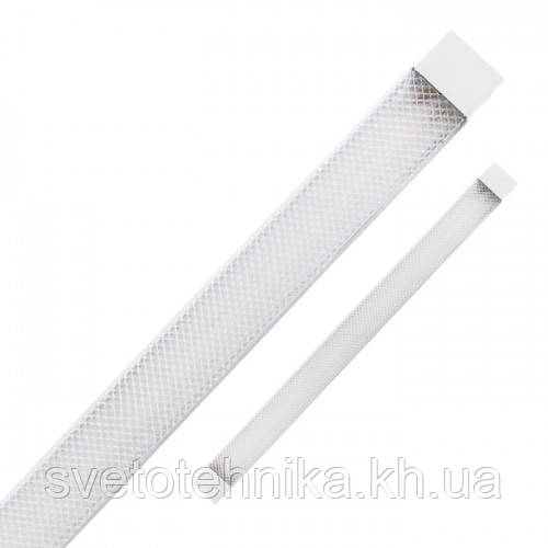 Накладний світлодіодний світильник FERON AL5020 52W 4000К 4100Lm (альтернатива ЛПО 2*36) 1200*60*23 mm, IP40