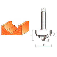 Фреза ГЛОБУС 2052 D15 d8 h 10 R3 пазовая фасонная