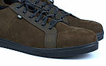 Кросівки коричневі нубук кеди чоловіче взуття демісезонне Rosso Avangard Puran Brown Nub, фото 6