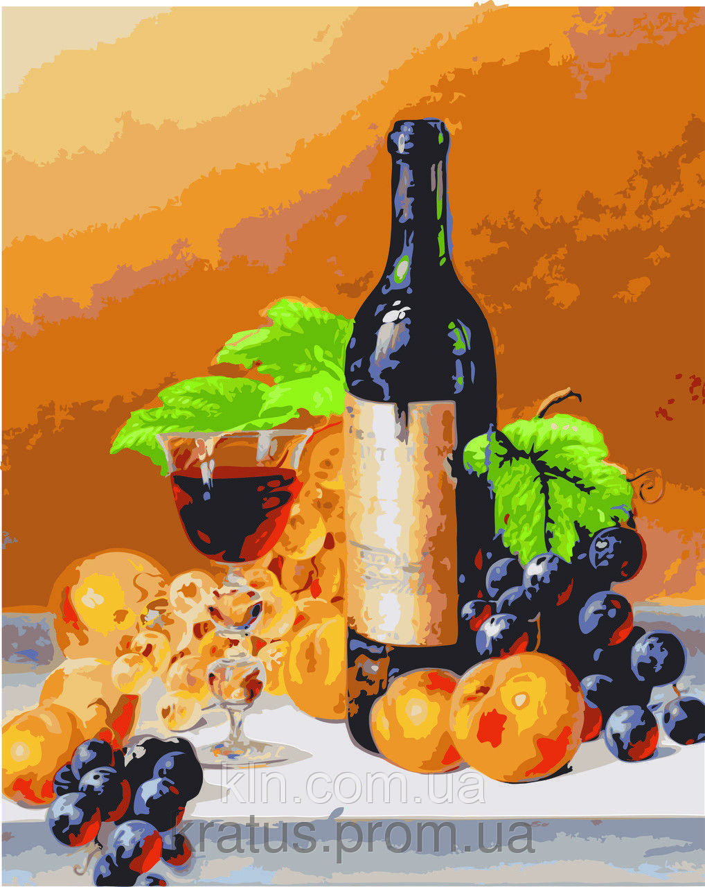 Картина за номерами Menglei КН2066 Аромат вина 40 х 50 см, фото 1