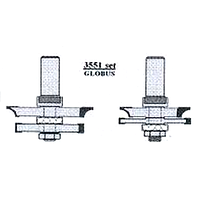 Фрезы ГЛОБУС 3551set D50 d12 h21 для изготовления вагонки