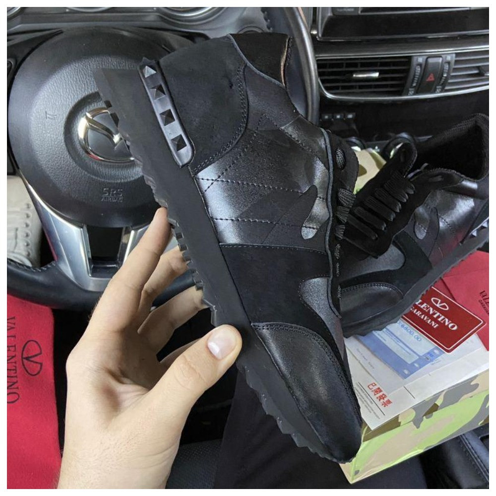Мужские кроссовки Valentino Garavani Rockrunner Black Camo, кроссовки ...