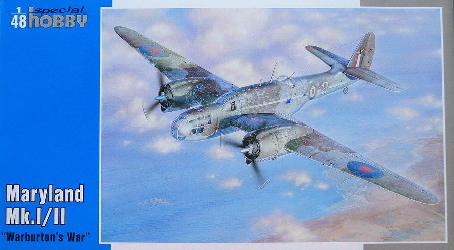 Пластикова модель 1/48 Special Hobby 48077 американський бомбардувальник Maryland Mk.I/II "Warburton´s War"