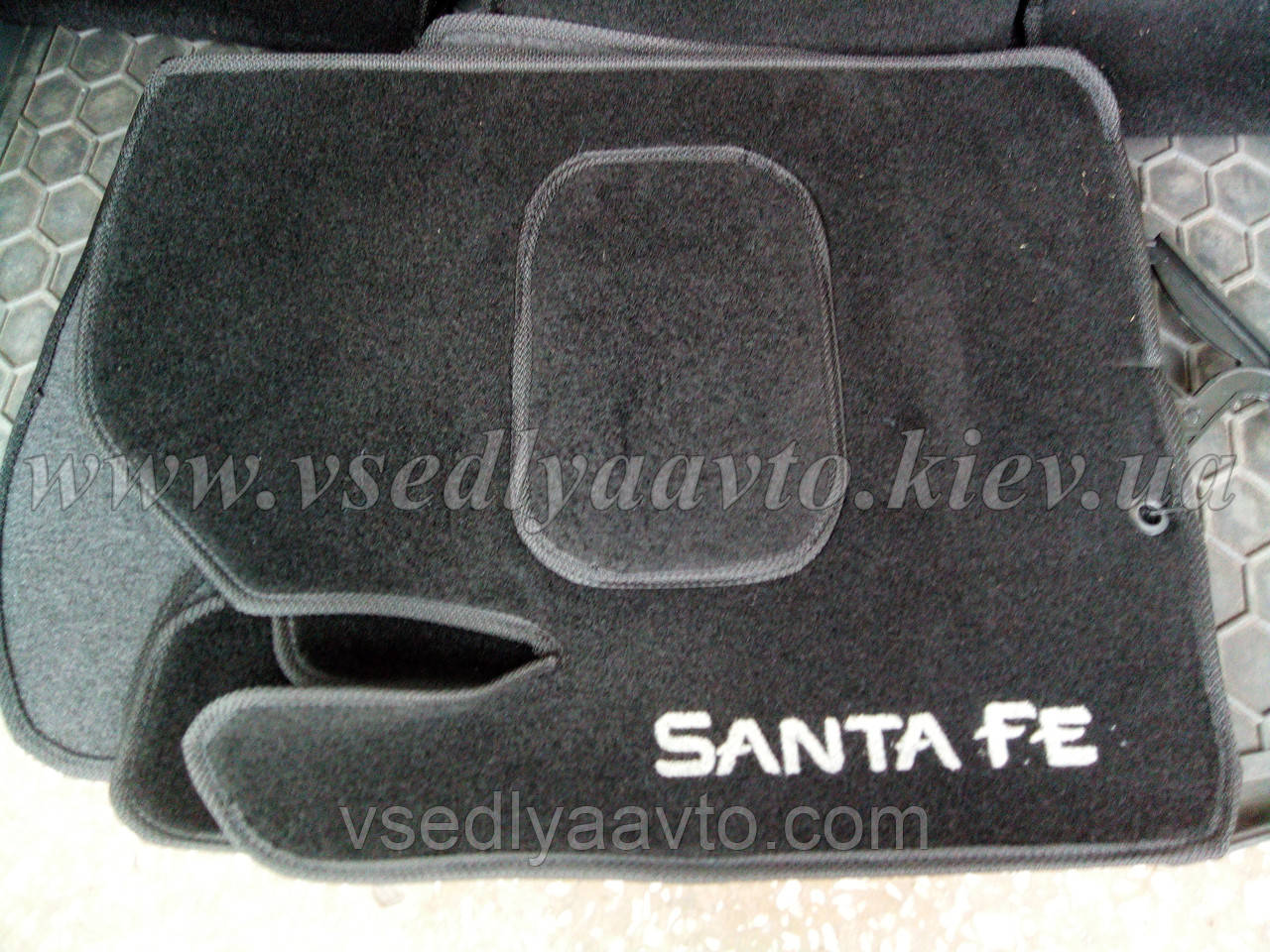 Водійський килимок ворсовий HYUNDAI Santa Fe (2010-2012), фото 1
