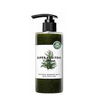 Детокс-гель для глубокого очищения кожи Wonder Bath Super Vegitoks Cleanser Green, 300 мл