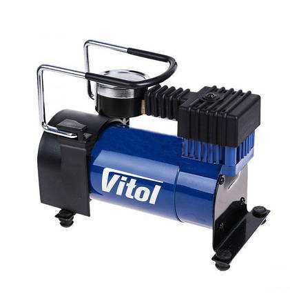 Компресор для підкачування коліс "ViTOL" K-40 150psi/14Amp/37 л/прикурювач (K-40), фото 1