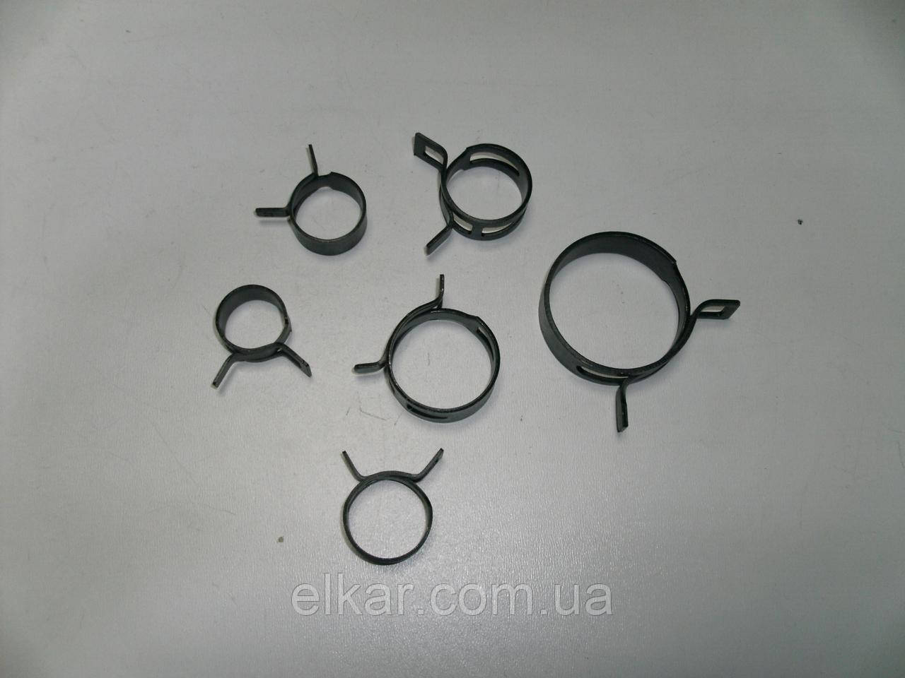 Хомут пружинний d=20мм, фото 1