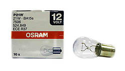 Лампа OSRAM 7506 Р21W 12V ВА15s