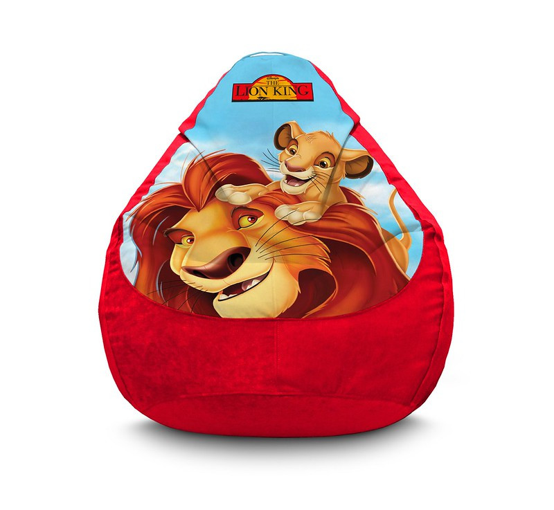 Крісло мішок "Lion King. Mufasa and Simba" Флок XXL (90х125 см)