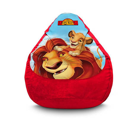 Крісло мішок "Lion King. Mufasa and Simba" Флок XXL (90х125 см), фото 2