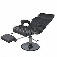 Кресло для педикюра с выдвижной подножкой и регулируемой спинкой +диск ZD-991