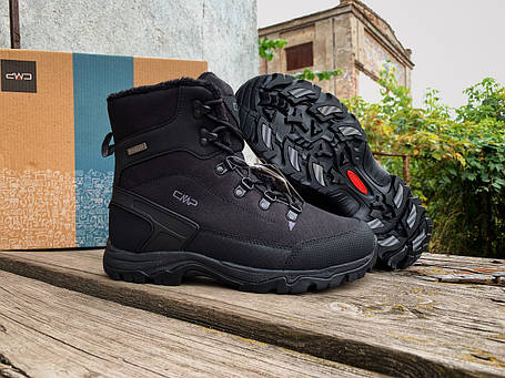 Чоловічі зимові оригінальні черевики CMP Railo Snow Boot WP Nero 39Q4877-U901 мембрана, фото 1