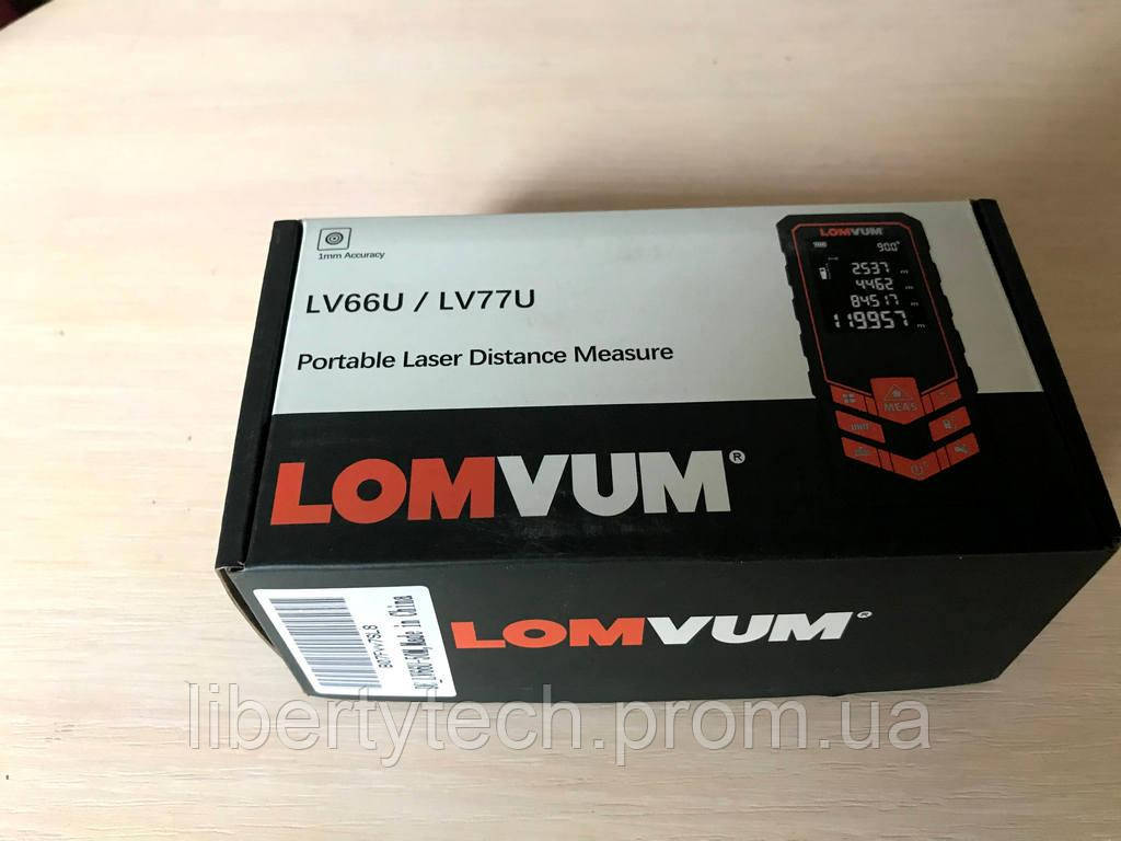 Лазерный дальномер рулетка электронный угломер Lomvum LV 66U 60м - фото 9 - id-p1215713197