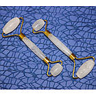 Подвійний масажний ролик з Гірського Кришталю, фото 2