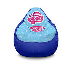 Крісло мішок "My Little Pony. Logo. Blue" Оксфорд