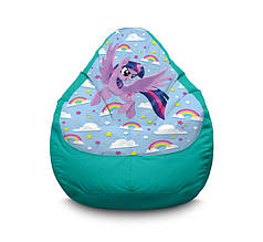 Крісло мішок "My Little Pony. Twilight Sparkle and rainbow" Оксфорд