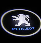 Логотип підсвітка дверей Пежо Lazer door logo Peugeot, фото 3