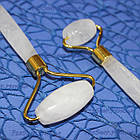 Подвійний масажний ролик з Гірського Кришталю, фото 4