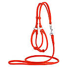 Комплект (шлея та повідець) KARELINE з натуральної шкіри круглий 6 мм 1150 мм, фото 7