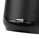 Портативна Bluetooth Колонка Hopestar H8 FM+MP3+AUX+TF+USB+microUSB+Handsfree Black (2_009571), фото 7