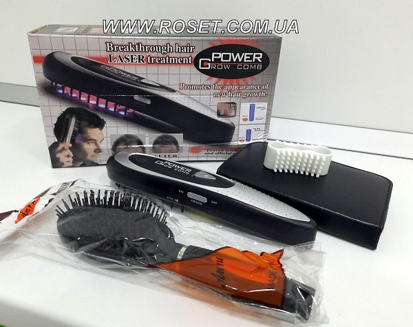 Лазерна масажна гребінець Power Grow Comb (для стимуляції росту волосся).