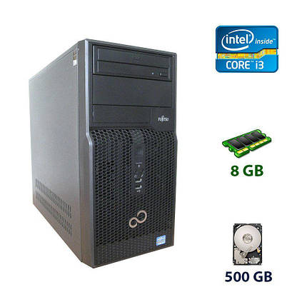 Fujitsu Esprimo P510 E85+ Tower / Intel Core i3-3220 (2 (4) ядра по 3.3 GHz) / 8 GB DDR3 / 500 GB HDD / nVidia, фото 1
