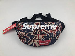Сумка на пояс Бананка Барыжка Supreme Супрім Британія Темно-синя, фото 3