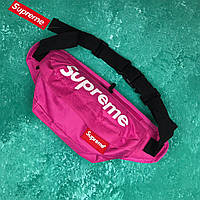 Сумка на пояс Бананка Барыжка Supreme Супрім Pink Рожева