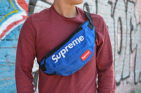 Сумка на пояс Бананка Барыжка Supreme Супрім Blue Синя, фото 3