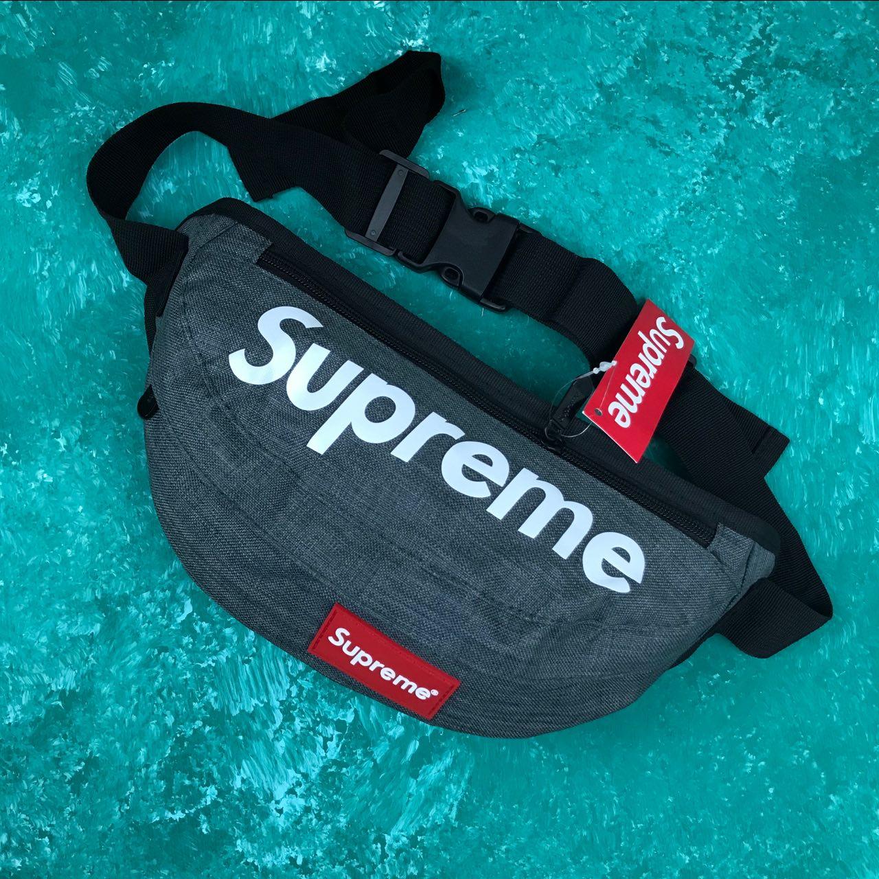 Сумка на пояс Бананка Барыжка Supreme Супрім Gray Сіра