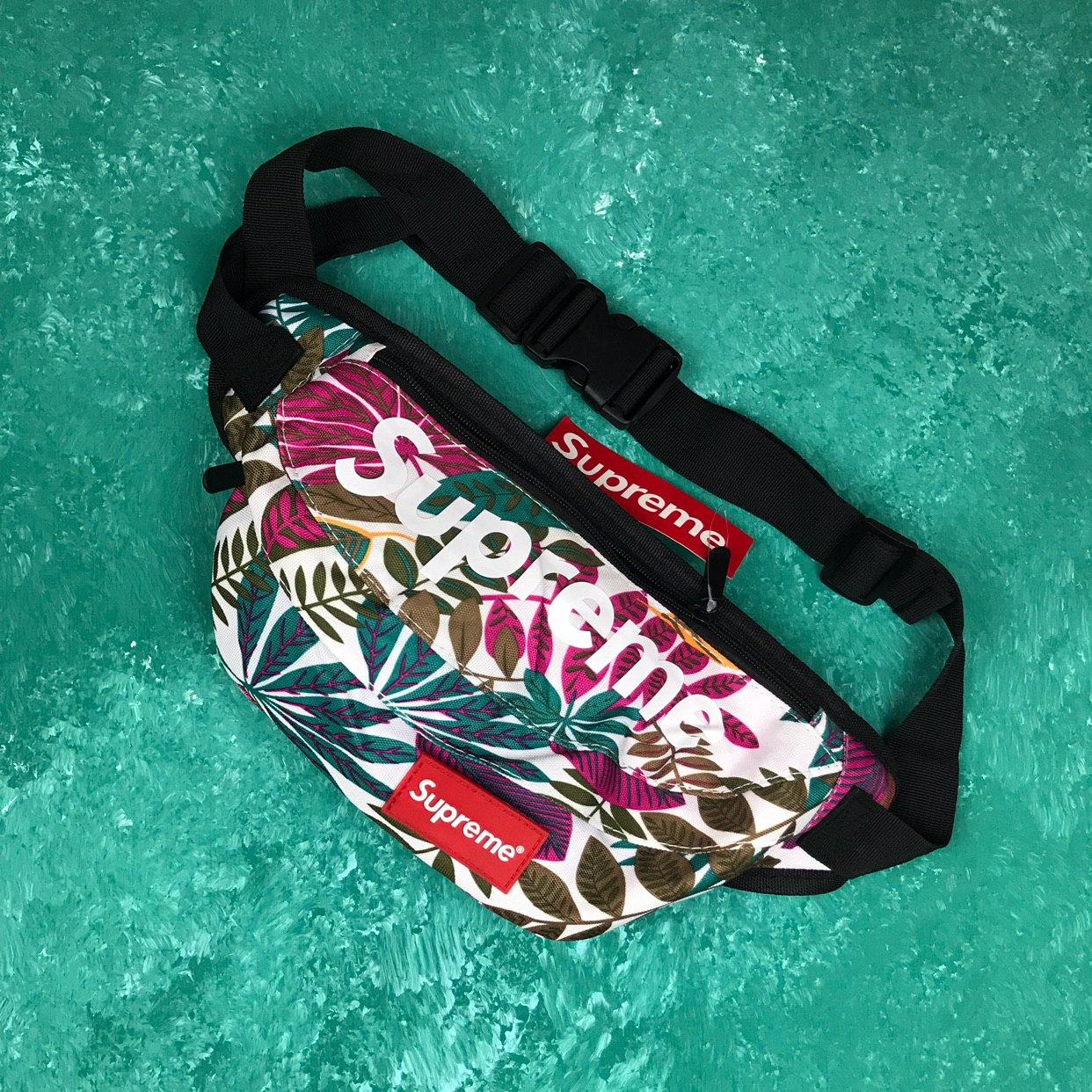 Сумка на пояс Бананка Барыжка Supreme Супрім Тропіки Світла Різнокольорова