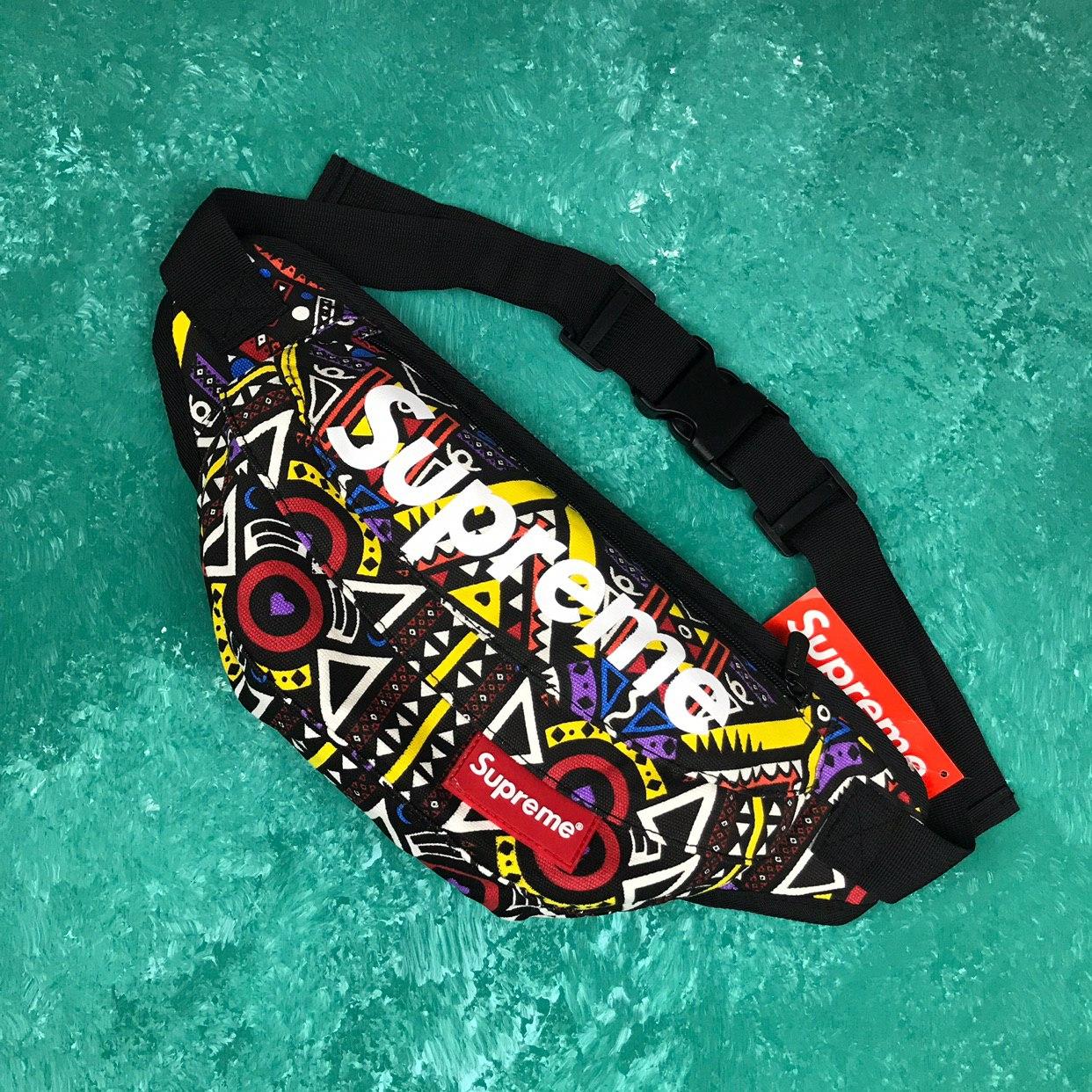 Сумка на пояс Бананка Барыжка Supreme Супрім Візерунок Різнокольорова