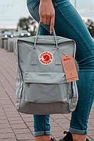 Рюкзак міський Fjallraven Kanken Classic 16 л Світло-сірий